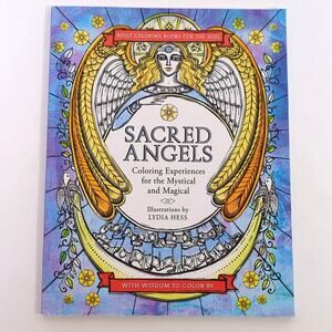 Sacred Angels Coloring Book for the Soul UNUSED Stress Relief Uncolored